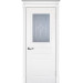 Дверь Смальта 01 Белый ral 9003 со стеклом