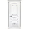 Дверь Смальта 05 Белый ral 9003 патина серебро